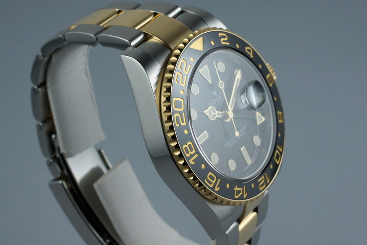 2013 Rolex Two Tone GMT II 116713 with Box and Papers