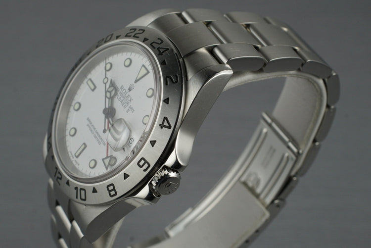 2002 Rolex Explorer II 16570 with Box and Papers