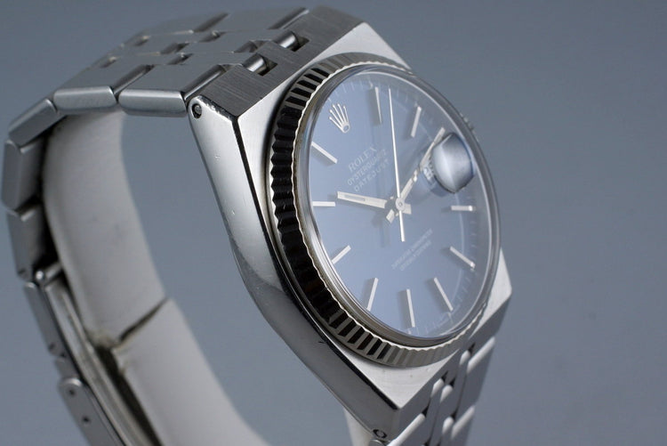 1991 Rolex OysterQuartz Datejust 17014 with Box and Papers