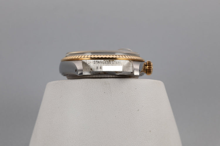 1984 Rolex Two Tone DateJust 16013 with Van Cleef's & Arpels Stamped Bracelet, Box and Papers