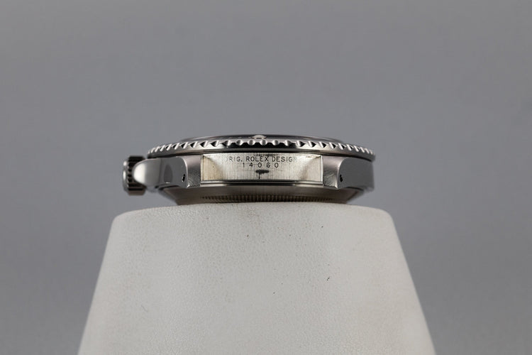 2000 Rolex Submariner 14060 with Rolex Service Papers