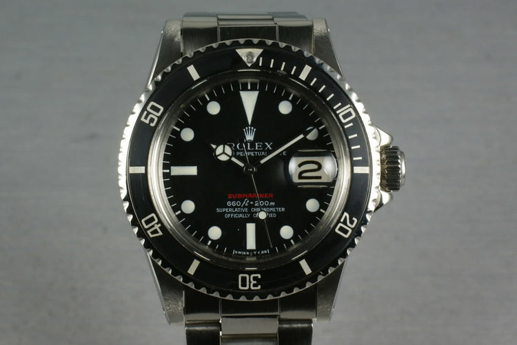 Rolex Red Submariner Ref: 1680 with papers