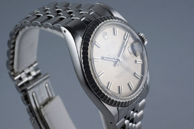 1971 Rolex DateJust 1603 with Gray ‘Wide Boy’ Sigma Dial