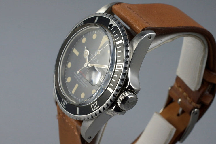 1970 Rolex Red Submariner 1680 Mark IV Dial