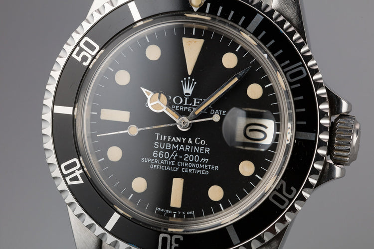 1978 Rolex Submariner 1680 with Tiffany and Co. Dial