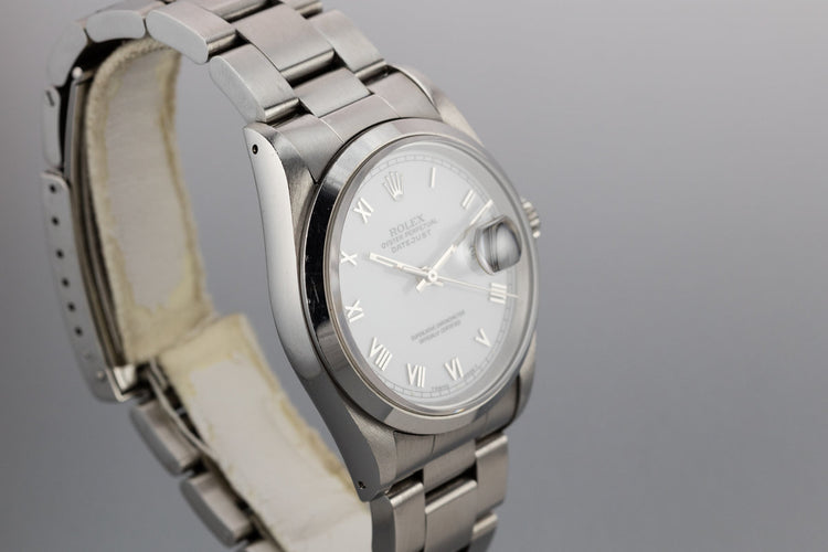 1993 Rolex DateJust 16200 White Roman Dial