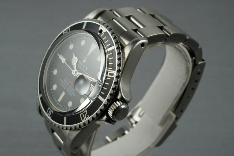 1970 Rolex Red Submariner 1680 Mark 4 Dial