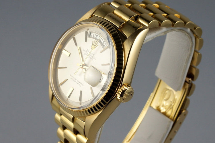 1965 Rolex YG Day-Date 1803 with Big Rolex Logo Bracelet