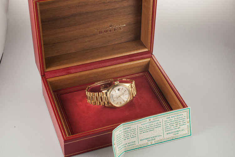 1965 Rolex 18K Day-Date 1803 with Box