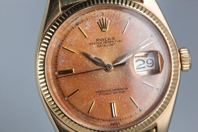 1961 YG Rolex DateJust 1601 with original Papers