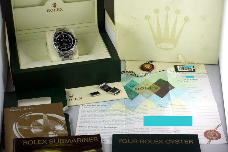 2006 Rolex Sea Dweller 16600 with Box and Papers