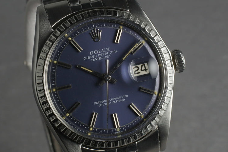 1969 Rolex Datejust 1603 Blue Dial