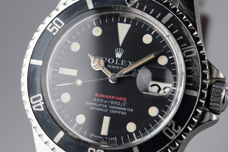 1969 Rolex Red Submariner 1680 with MK II Dial with FBI connection