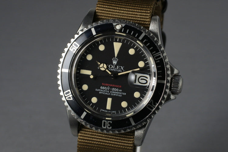 1972 Rolex Red Submariner 1680 with Mark VI Dial