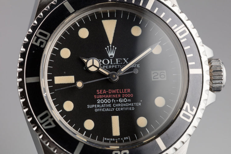 1978 Rolex Double Red Sea-Dweller 1665 with Mark 4 Dial