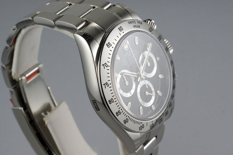 2015 Rolex Daytona 116520 Black Dial with Box and Papers MINT