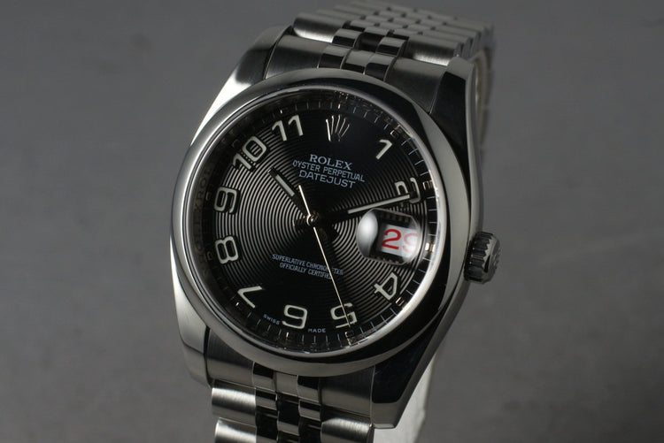 2007 Rolex Datejust 116200 with Box and Papers