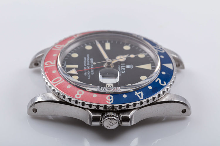 1972 Unpolished Vintage Rolex GMT-Master MKII 1675 with Box