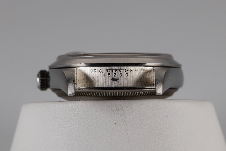 2000 Rolex Date 15200 with Blue Dial