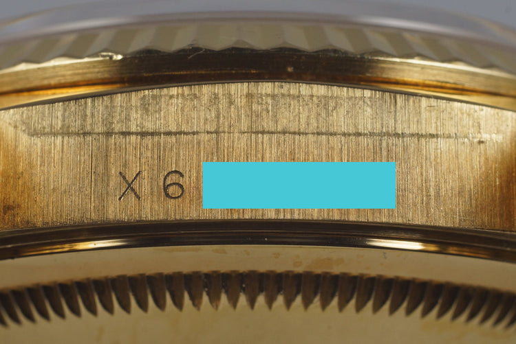 1991 Rolex YG Day-Date 18238 Factory Champagne Diamond Dial