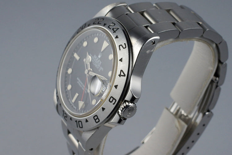 1995 Rolex Explorer II 16570 Black Dial