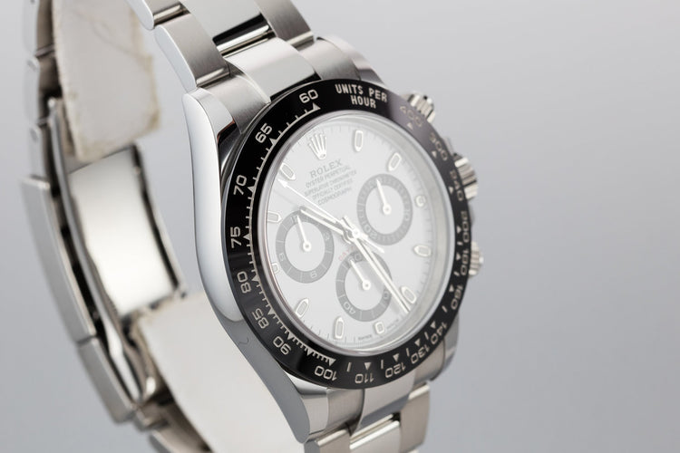 2018 Rolex Ceramic Daytona 116500LN White Dial with Box and Papers