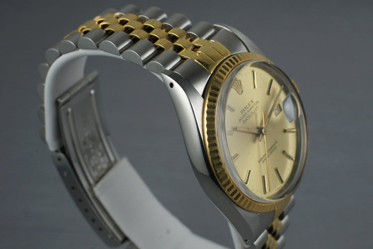 1985 Rolex Two Tone Datejust 16013