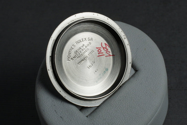 Rolex GMT 1675 PCG with Luminova Service Dial