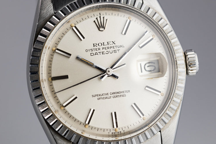 1977 Rolex DateJust 1603 Silver Dial