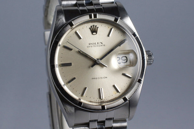 1972 Rolex OysterDate 6694 Silver Dial