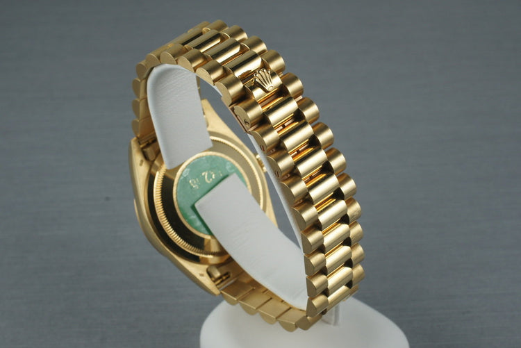1995 Rolex YG Day-Date 18238 with Diamond Dial