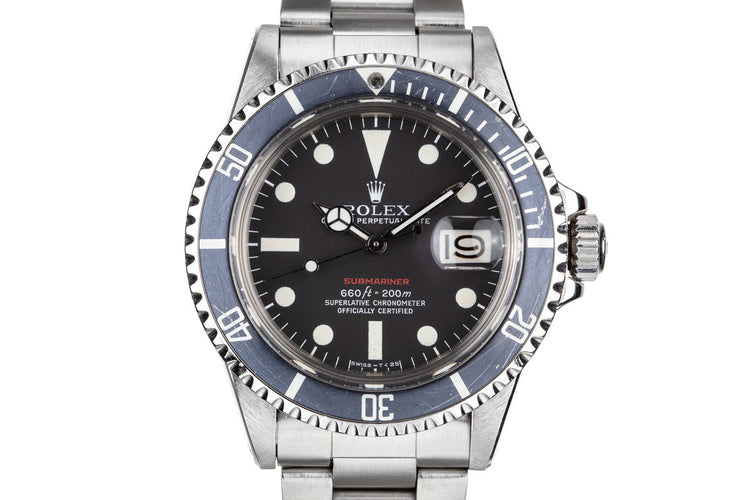 1971 Rolex Red Submariner 1680 with MK V Dial
