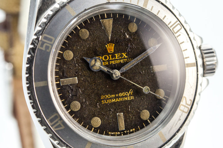 1965 Rolex Submariner 5513 with Tropical Gilt Dial