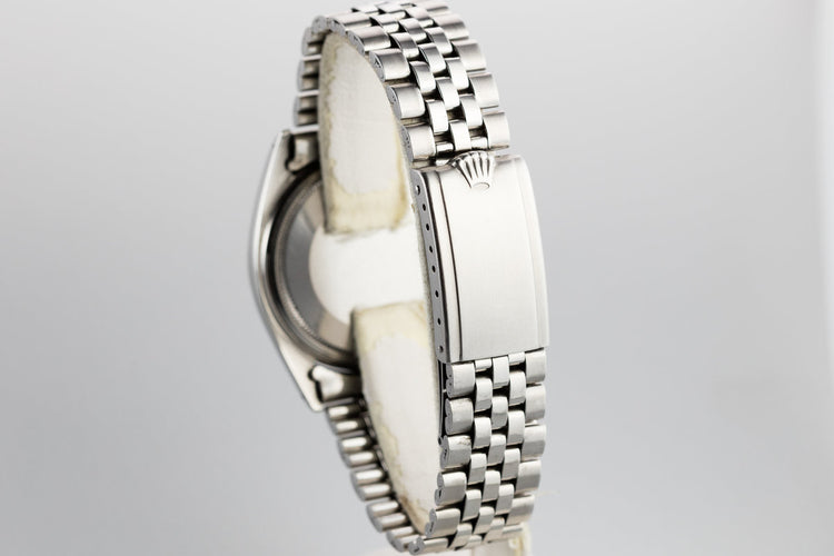 1968 Rolex DateJust 1601 with Silver No Lume "Wide Boy" Dial