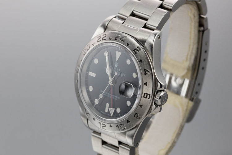 1995 Rolex Explorer II 16570 Black Dial