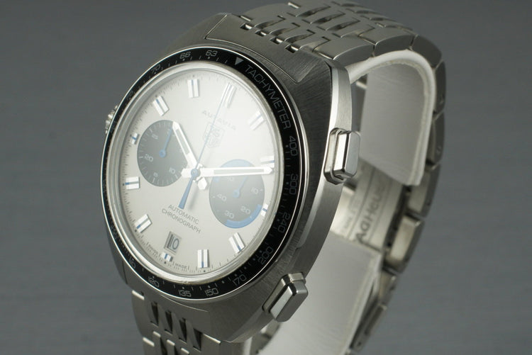 2004 Tag Heuer Autavia CY2110 White Dial with Box and Papers