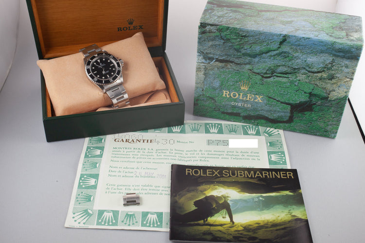 2000 Rolex Submariner 14060M with Box and Papers
