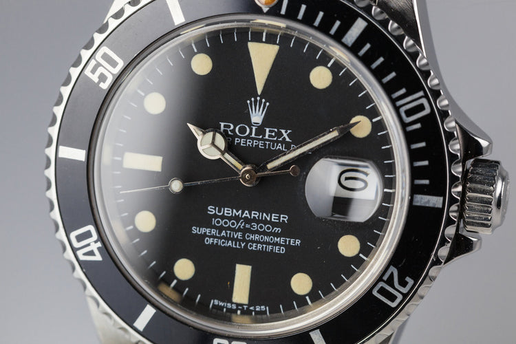 1982 Rolex Submariner 16800 Matte dial