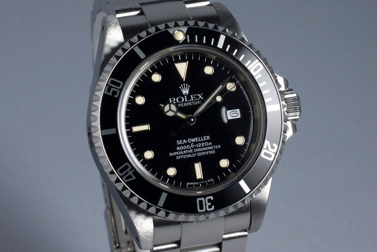 1986 Rolex Sea-Dweller 16660