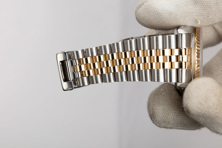 1992 Rolex Two-Tone DateJust 16233G with Blue Vignette Diamond Dial