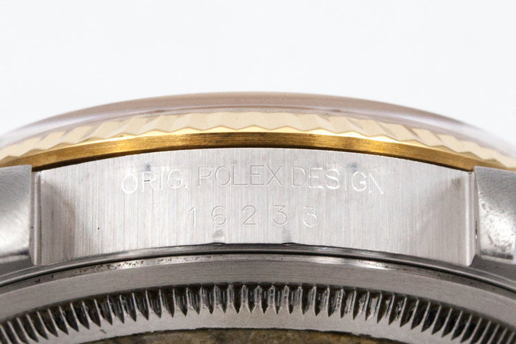 1997 Rolex Two Tone DateJust 16233 White Dial with Box and Papers