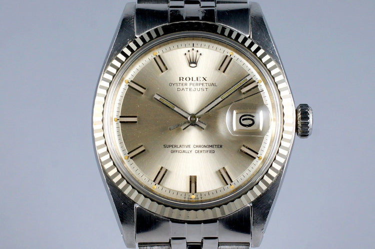 1971 Rolex Datejust 1601 Silver ‘Wide Boy’ Dial