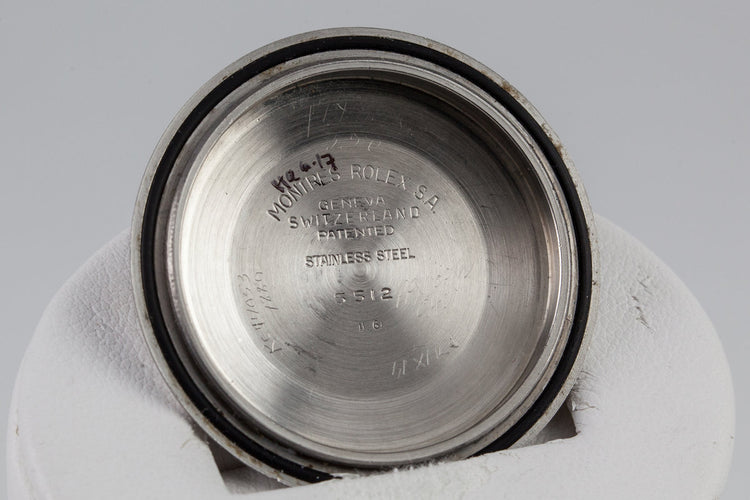 1961 Rolex Submariner 5512 with Black Gilt Dial