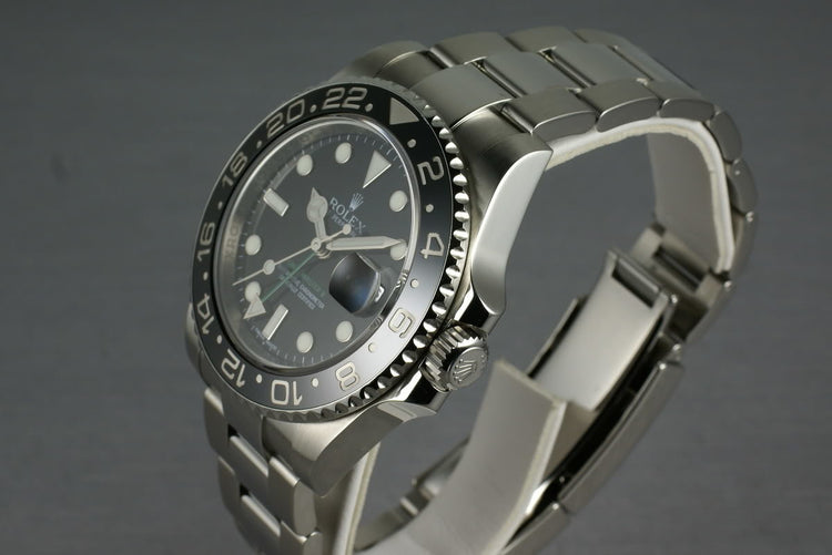 Rolex Ceramic GMT Ref: 116710 Box and Papers