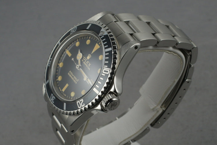 1966 Rolex Submariner 5513 with Glossy Gilt Dial and RSC Papers