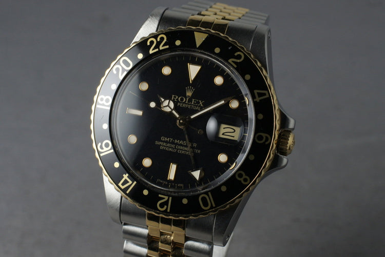 1985 Rolex 18K/SS GMT 16753