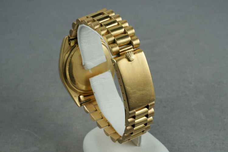 1972 Rolex Vintage 18K YG President 1803 with Sigma Dial