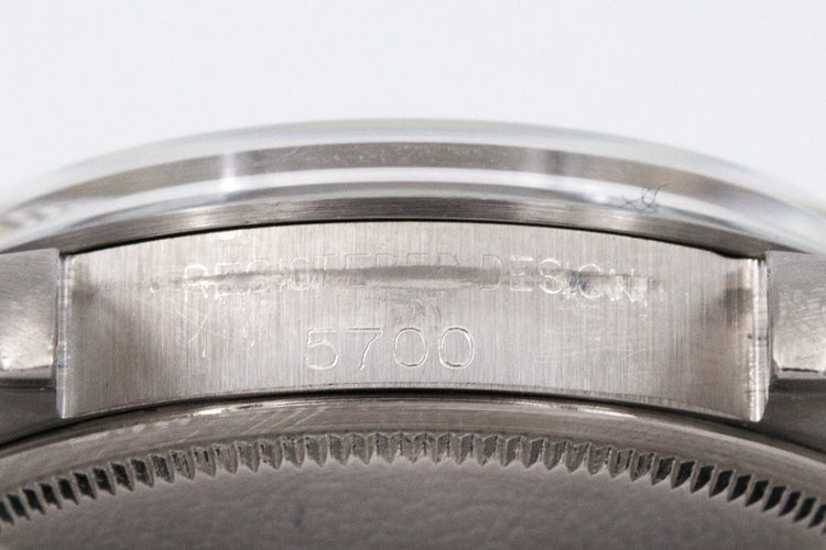 1971 Rolex Air King Date 5700 Silver Linen Dial