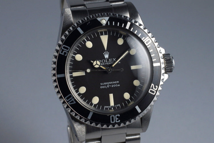 1979 Rolex Submariner 5513 Mark III Maxi Dial