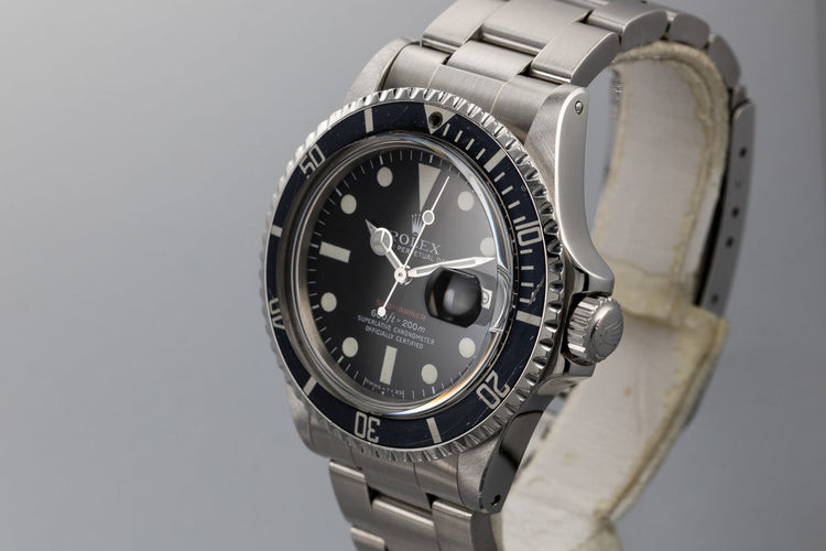 1971 Rolex Red Submariner 1680 with MK V Dial